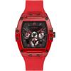 GUESS Orologio da uomo Trend Casual Tonneau Diamond 43mm