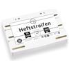 perfect line - 75 graffette in cartone riciclato, 250 g/m², Made in Germany (bianco)
