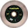 KURSTOL Disco Diamantato 115 x 22,23 mm - KURSTOL Doppio Lato Dischi Taglio Diamantati per Porcellanato Piastrelle Ceramica Marmo Pietra Artificiale