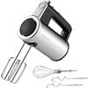 SOKANY Frullatore manuale 3 in 1 SK-02017, 800 Watt con 5 velocità, agitatore in acciaio inox con gancio per impastare, frusta e frusta