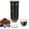 Hoapin Macchina Caffè Espresso Portatile 60 ML 3 in 1, Piccole Capsule, Grandi Capsule, Caffè Macinato, Caffettiera Portatile per Ufficio Casa
