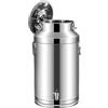 Awayhall 5L Sigillo di Latte Trasporto Lattina Secchio di Latte in Acciaio Inox Secchio di Vino Barile con Rubinetto Rubinetto - Acqua Tote Brocca Contenitore di Liquido Tea Canister Dairy Pot