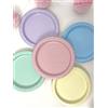 bb beautiful balloons Beautiful Balloons 40 piatti di carta per feste, 22,9 cm, colori pastello arcobaleno gelato