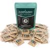 Copiaro HODL Set Boveda 58% | 10 pezzi da 4 g + Premium Long Papers e punte filtranti | Regolazione dell'umidità a 2 vie | In sacchetto richiudibile