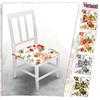 Set 2 Coprisedia Cucina Sfoderabili 100% Cotone con Laccetti Double