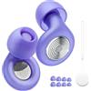 KOIFEIL 2026 Nuovo Tappi Orecchie Dormire, Antirumore Quiet Silicone Auricolari, 45dB Protezione dell'udito, Concerti/Aerei/Sleep/Viaggiare, Riutilizzabile Earplugs con 8 Punte (XS/S/M/L) e Custodia - Nero