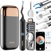 Bebird Otoscopio Digitale, 1920P HD Flessibile Pulisci Orecchie con Telecamera, Kit Rimozione Cerumeper Orecchie/Naso/Gola, Pulizia Orecchie con Pinzette, Punte Sostituibili per Adulti e Bambini