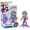 SPIDEY AND HIS AMAZING FRIENDS Hasbro Spidey e i Suoi Fantastici Amici - Green Goblin, action figure giocattolo da 15 cm, con 1 accessorio, per i bambini dai 3 anni in su