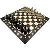 SZACHY-SZAFRANIEC - Gioco di Scacchi - Scacchi Ambasador Bronzo - Scacchiera pieghevole | 54 x 54 cm | in legno e 32 figure di scacchi - Chess Set