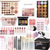 Viugex Set Trucchi Donna, Tutto in uno Set di Trucco, Kit Trucco Make Up Completo, Set Regalo per Donne Principianti con Palette Ombretto, Fondotinta, Lip Gloss, Mascara, Eyeliner, Palette di Correttore