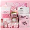 LAIKOU Sakura Set Bombe da Bagno Donna Regalo 8 Pezzi, con Siero Viso + Maschere Idratanti + Candela Profumata + Bombe da Bagno + Sali Bagno, Regalo per Amica, Sorella, Mamma, Moglie