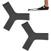 FILOEEX 1 paio di tenute per pinne, supporto per pinne in silicone, cinghie elastiche per pinne per snorkeling, immersioni, set di cinghie elastiche universali, cinghie di fissaggio per pinne regolabili per