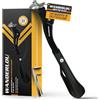 WANDERLOU Cavalletto centrale per bicicletta, 24 - 29 pollici, extra stabile, 45 kg + qualità premium, regolabile in altezza, mountain bike, e-bike e City bike, supporto per bicicletta, antiscivolo e