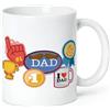 Mopec G23.3 Ceramic Mug with Stickers Dad is The Best