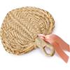Mopec AA6.04 Pack 4 Paipay Mini Foglia di Palma Ornato Salmone 13 x 14 cm.