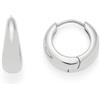 JEWELS BY LEONARDO Ciao Clothilde - Orecchini a cerchio in acciaio inox color argento opulento a forma di lacrima - Gioielli regalo da donna 025740