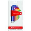 PB Swiss Tools Set di 9 chiavi esagonali