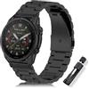 ToVioc Cinturino Metallo per 51mm of Garmin Fenix 8 Pro/Quatix 8/Tactix 8/D2 Mach 2, Cinturino QuickFit 26mm per Garmin Fenix 7X/7X Pro/6X, D2 Mach 1 Pro, Enduro 3/2 - Nero
