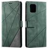 SONWO Cover per Galaxy Note 10 Lite, Flip Caso in PU Pelle Case Cover Portafoglio Custodia per Samsung Galaxy Note 10 Lite, [Kickstand] [Slot per Schede], Verde