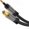 KabelDirekt - Cavo ottico audio digitale Mini-TOSLINK con protezione del segnale - 7,5 m (Mini-TOSLINK a TOSLINK, cavo digitale S/PDIF/cavo ottico per soundbar, sistemi stereo/amplificatori, Hi-Fi)