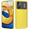 HS Products HSP Cover per Xiaomi Poco M4 Pro 5G - Antiurto e Perfettamente Aderente | Custodia in Silicone TPU con Microdots Anti-Ingiallimento e Protezione Fotocamera - Trasparente