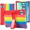 YHFZR Custodia Cover per Teclast P50 11 Pollici, Ultra Leggero Protettiva Cover in Silicone con Supporto per Bambini per Teclast P50/P50S 11 Pollici, Colorato