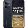 realme 14T 5G Smartphone 8+256GB, Nero Obsidiana, Schermo 6.67 pollici, Refresco a 120Hz, Batteria 5130mAh, Fotocamera 50MP, MediaTek Dimensity 6300, Protezione ArmorShell, IP69