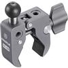 FANAUE Porta telefono per moto con base di montaggio a sfera da 17 mm Campo di serraggio 13-52 mm, adatto per manubri di moto e bicicletta