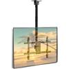Putilsen Mount Supporto TV da soffitto, regolabile e inclinabile - Adatto per la maggior parte dei televisori da 43 a 86 pollici, supporto a soffitto Full-Motion, capace di sostenere fino a 60 kg, compatibile con VE