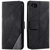 SONWO Cover per iPhone SE 2020 / iPhone 7 / iPhone 8, Flip Caso in PU Pelle Case Cover Portafoglio Custodia per iPhone SE 2020 / iPhone 7 / iPhone 8, [Kickstand] [Slot per Schede], Nero