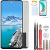 YHX-OU 6.67'' Nero TFT Schermo per Oppo A40/A40m/A3 4G CPH2669 CPH3669 LCD Display Touch Screen Digitizer Ricambio Assembly con Utensili Inclusi + Vetro temperato