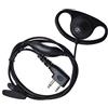 UAYESOK Auricolare a forma di D, auricolare di sicurezza per Midland a 2 pin G5 G6 G7 G8 G9 GXT250 GXT325 GXT550 GXT650 LXT80 LXT112 Alan39 Alan42 Alan507 Walkie Talkie