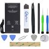 OnlyTech - Kit di riparazione Batteria Premium di Ricambio GZE8U per Google Pixel 7-4356mAh - Qualità Originale con 10 Strumenti e Adesivo