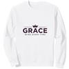 Mademark Christian Grace Vince Ogni Volta Che la Corona ispiratrice Felpa, Unisex per Adulti, Bianco, XXL