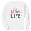 Mademark Mom Life: Stravagante Celebrazione del Caos della maternità Felpa, Unisex per Adulti, Bianco, S