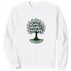 Mademark Rispetta Rispetto Natura Albero Design Ecologico Felpa, Unisex per Adulti, Bianco, XXL