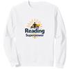 Mademark Lettura è Il Mio superpotere Biblioteca Citazione Libro Regalo Amante Felpa, Unisex per Adulti, Bianco, XXL