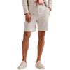Ted Baker Pantaloncini Corti da Uomo damascati-Slim in Cotone e Lino, Naturale, 36W