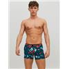 JACK & JONES JACFLOWER TRUNKS 3 PACK.NOOS Boxer Uomo