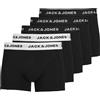 JACK & JONES JACSOLID TRUNKS 5 PACK OP Boxer Uomo
