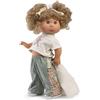 MUÑECAS ANTONIO JUAN S.L. Iris Ombliguito - Bambola alla moda, con corpo in vinile, capelli ricci biondi, outfit moderno, 38 cm
