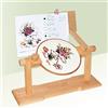 RoseFlower Punto Croce Cornice Stand Con Telaio da Ricamo 10cm, Misura Regolabile Supporto per Ricamo, Telaio Sedile per Il Ricamo Cerchio Telaio in Legno Punto Croce Rack Stand Strumenti per Cucire#3