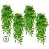 Woltoy Pianta Finta 4 Pezzi Pianta Edera Da Appendere, Piante Da Interno Per Matrimonio Casa, Festa, Ufficio, Decorazione Da tavolo, Composizioni Floreali Fai Da Te