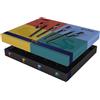 Lamy safari Harry Potter Set da 4 penne - Edizione speciale con stemmi delle case - Pennini in acciaio (M) - Impugnatura ergonomica - Include cartucce d'inchiostro T10 blu - Per destrorsi