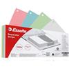 Esselte 629055 - Divisori in cartone, 100 fogli, 10,5 × 24 cm, resistenti fogli di carta certificati Blue Angel, 100% riciclati