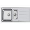 Foster PRONTA CONSEGNA - SPEDIZIONE IMMEDIATA Foster 5197 062 Lavello da Incasso 1 Vasca e vaschetta con gocciolatoio a Destra 97 x 50 cm Sopratop Serie Elettra Acciaio Inox 5197062