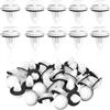 Hukneqn 50 PCS Rivetti Plastica Auto, Plastic Fastener, Clip per Rivestimento Auto, Compatibili Maggior Parte dei Modelli di Auto, Rivetti con Protezione della Rondella per Pannelli di Rivestimento Auto