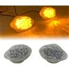 Alchemy Parts Carenatura ad Incasso per Omologato LED Ambra Frecce per Motocicletta