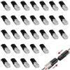 Cyiamku 30 Pezzi Connettori Cavo 18-22AWG, Connettore a 2 Vie LED per Auto, Connettore Impermeabile 12V Rapido per Auto a 2 Fili, Connettori a Spina Rapida per Moto, Barca, Illuminazione Esterna LED