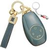 ontto Custodia per Chiave Auto Protezione per Chiave Auto Compatibile con Leapmotor T03 C11 S01 C01 2022 2023 2024 2025 Chiave Etui Cover Accessori TPU Cover per chiave auto Coprichiave A-Grigio